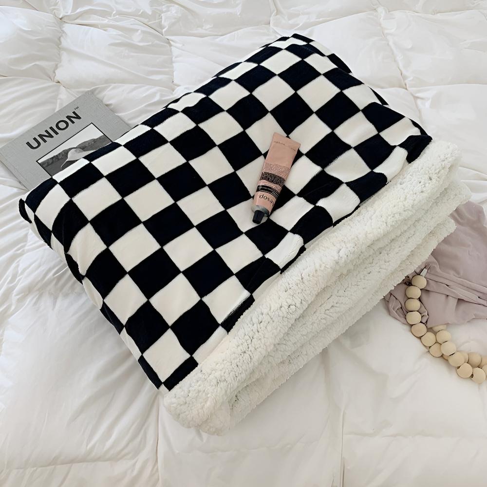 Plaid à damier