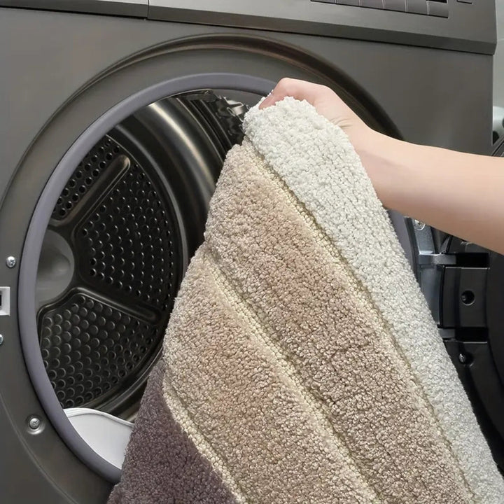 Badematte Streifen weich
