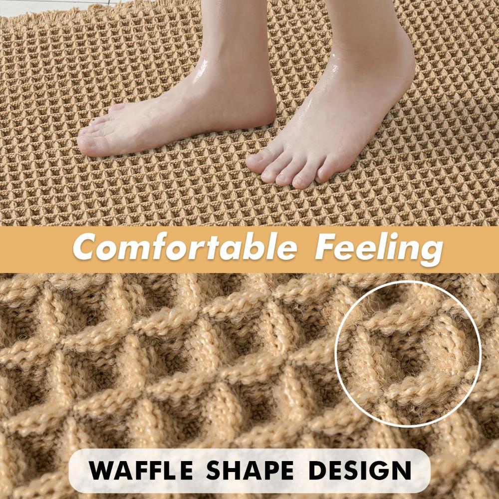 Badematte Waffelstruktur