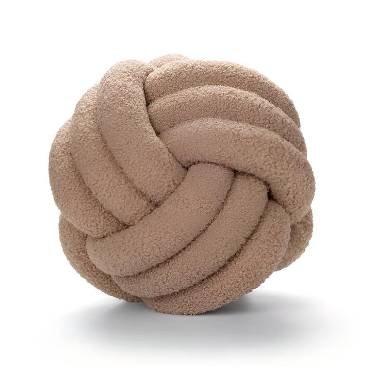 Knotenkissen Bouclé in Blütenform – Ansicht 12