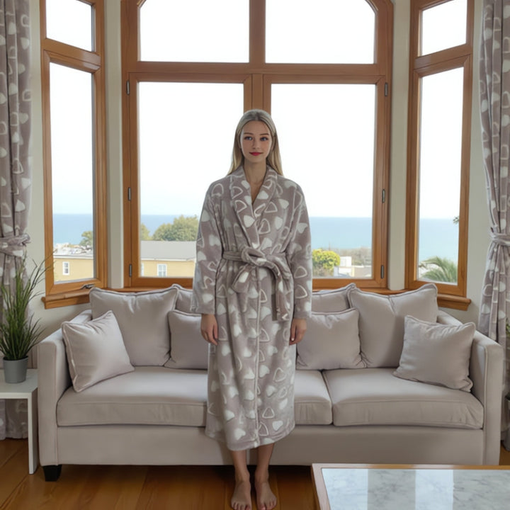 Bademantel Fleece weich