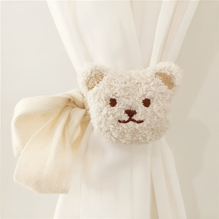 Vorhanghalter aus Plüsch in Teddybärform fürs Kinderzimmer