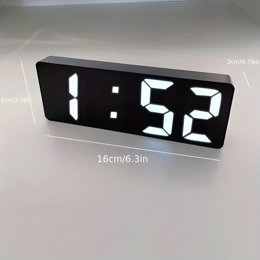 Wecker LED mit Spiegelfront digital