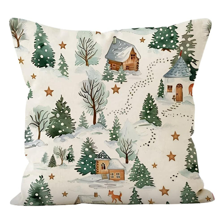 Housse de coussin paysage d&