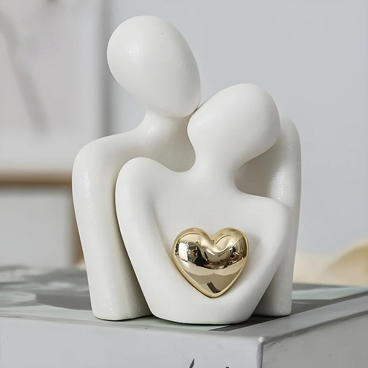 Skulptur Liebespaar abstrakt