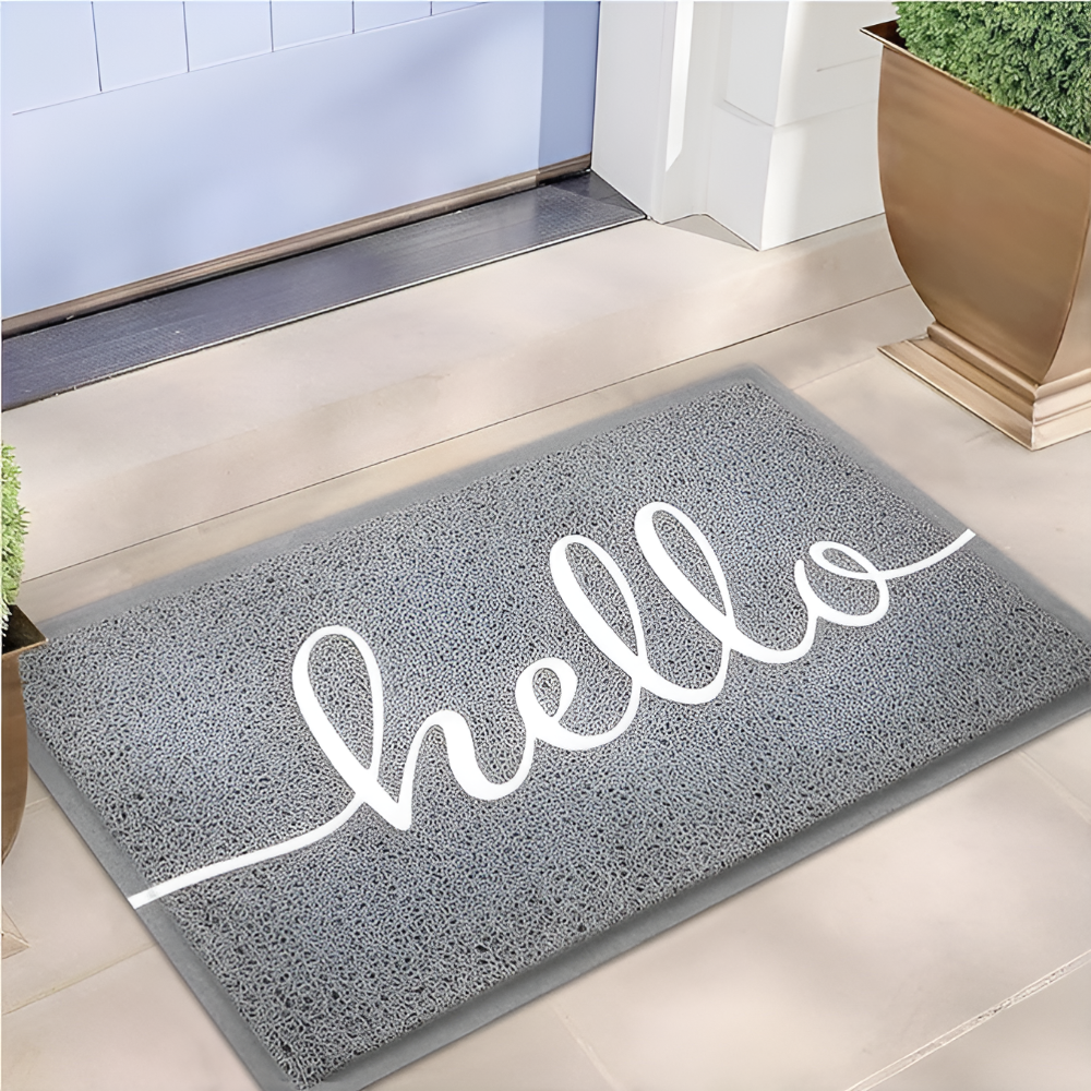 Fußmatte mit Hello-Schriftzug