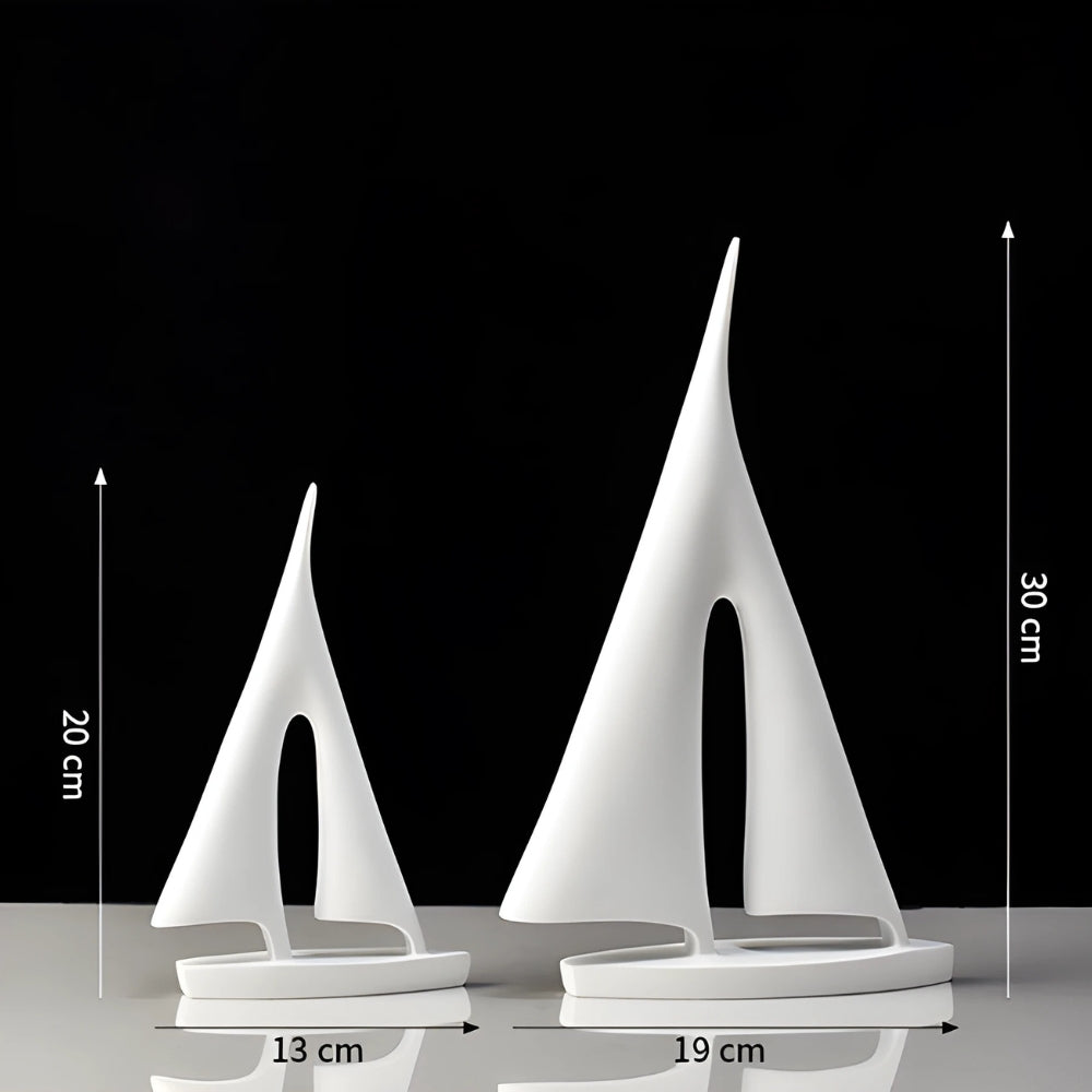 Dekoobjekt Segelboot 2er-Set