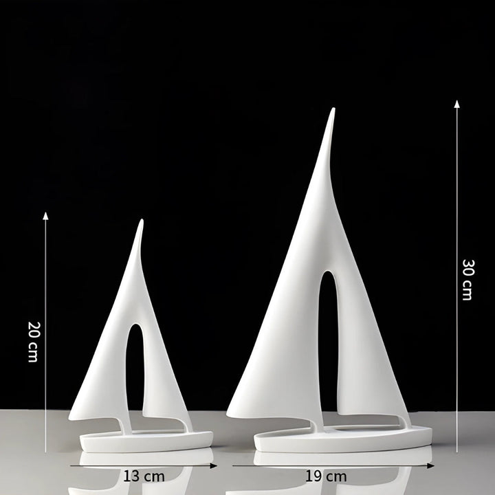 Dekoobjekt Segelboot 2er-Set