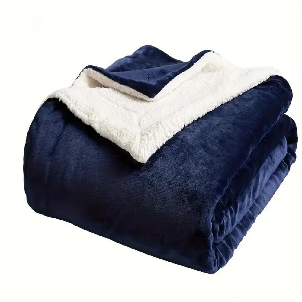 Wohndecke Velours und Sherpa wendbar