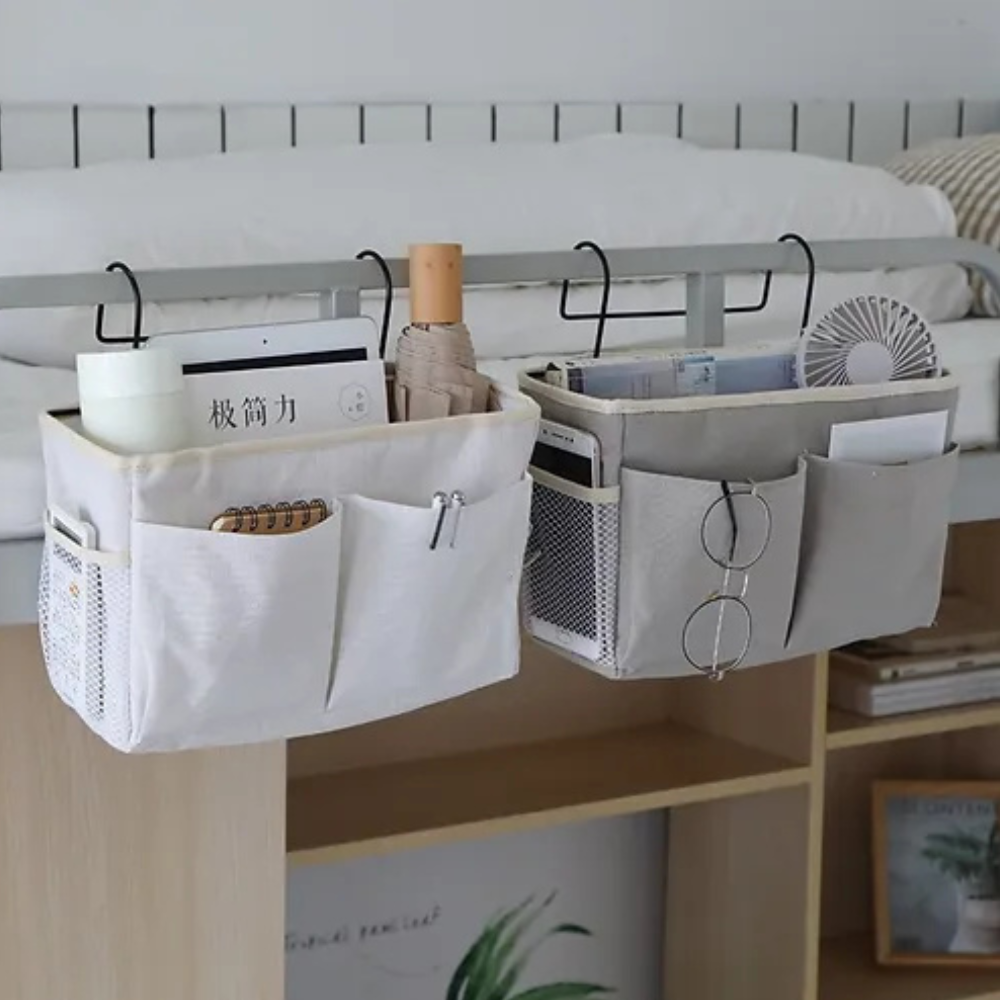 Hängender Bett-Organizer mit Taschen