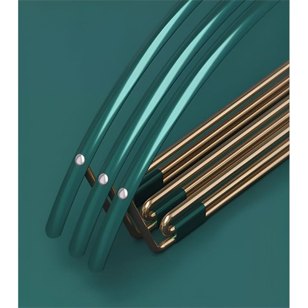 Kleiderbügel aus Aluminium mit breiten Schultern, 5er-Set