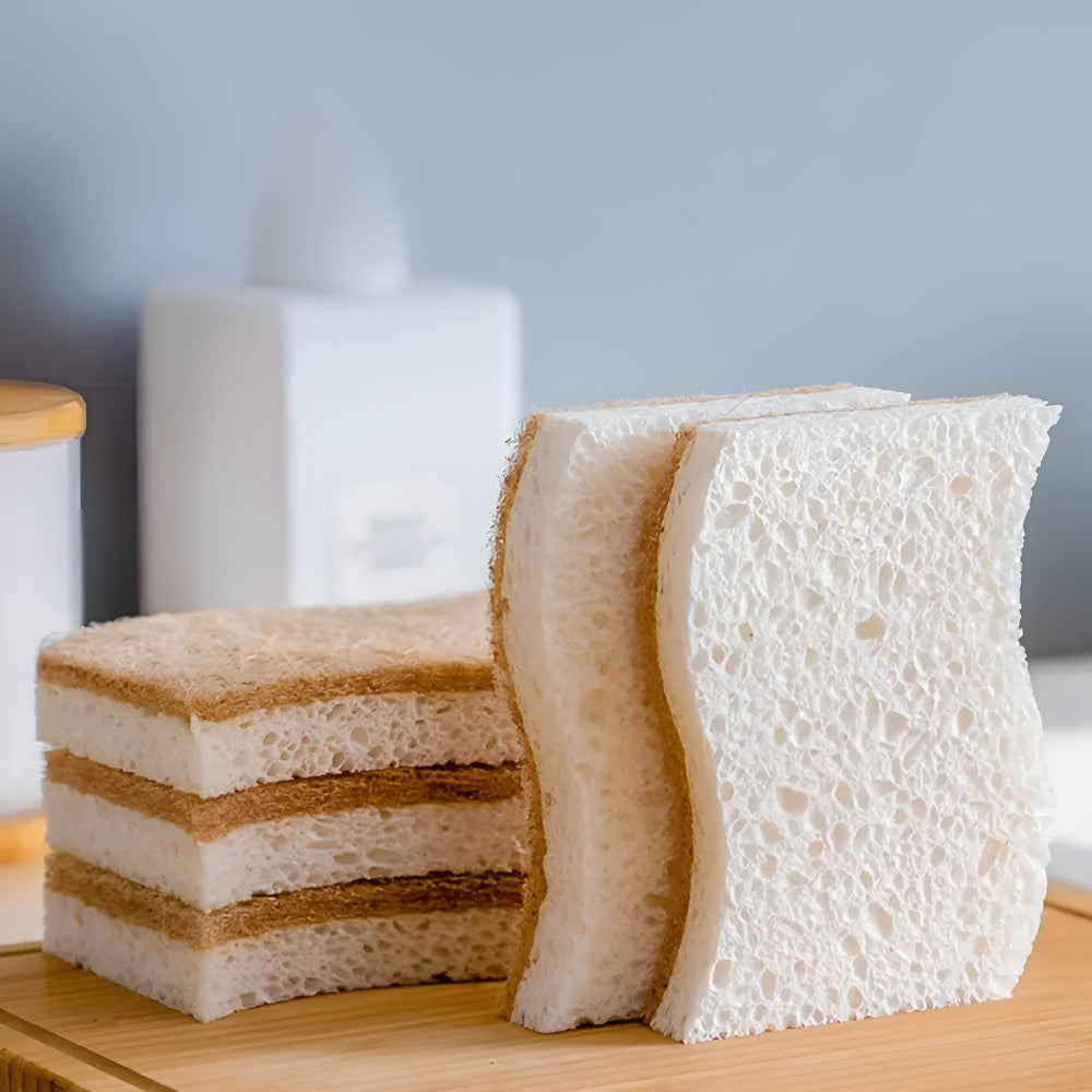 Schwämme aus Zellulose und Kokosfaser