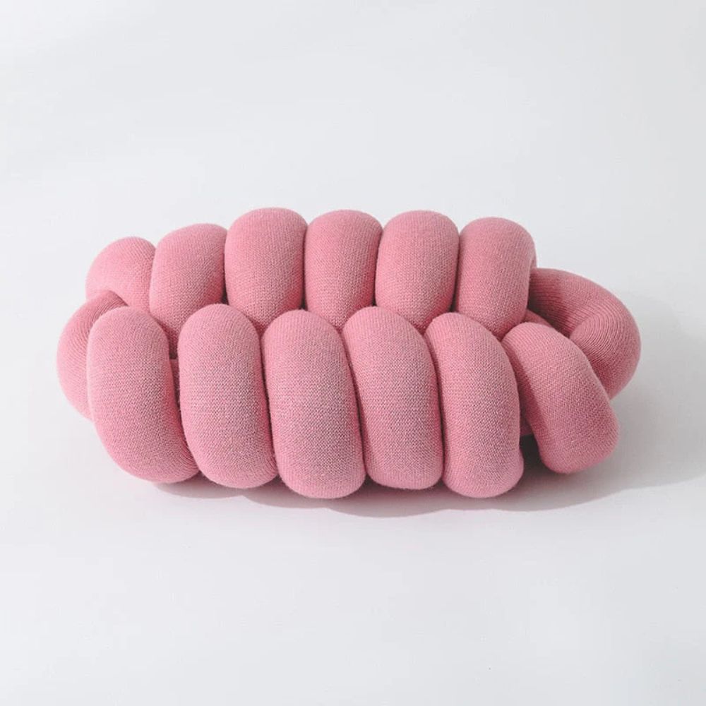 Elliptisches Knotenkissen 45 x 25 x 15 cm