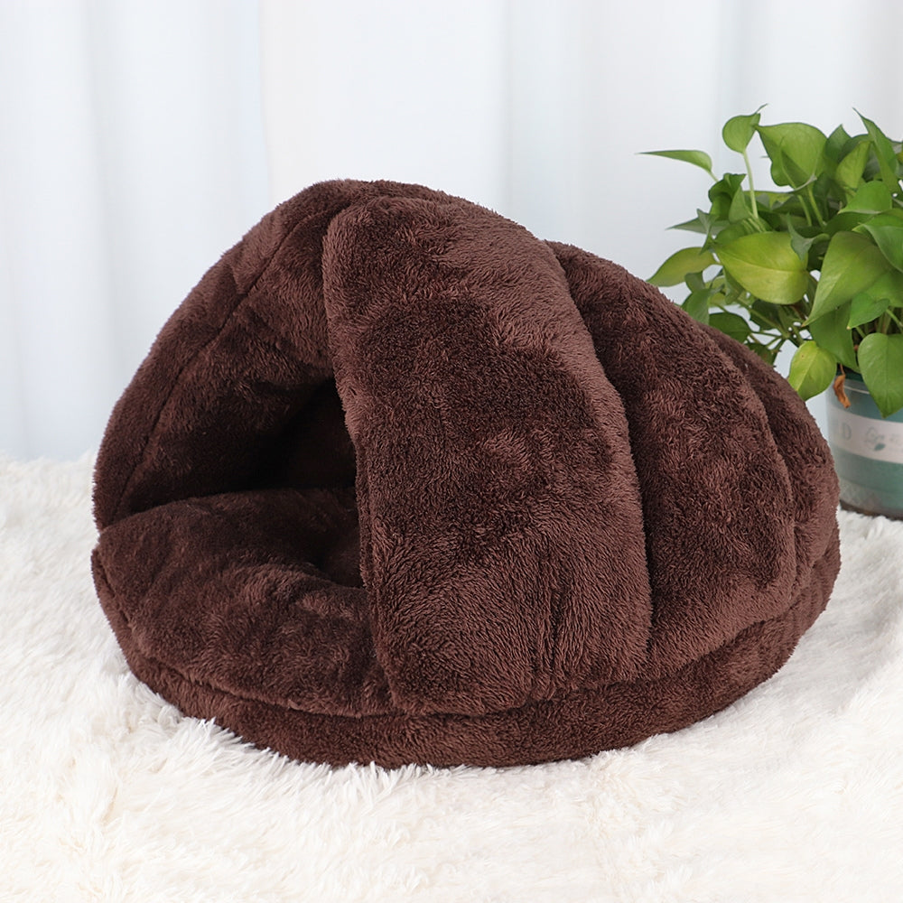 Haustier-Höhlenbett Fleece