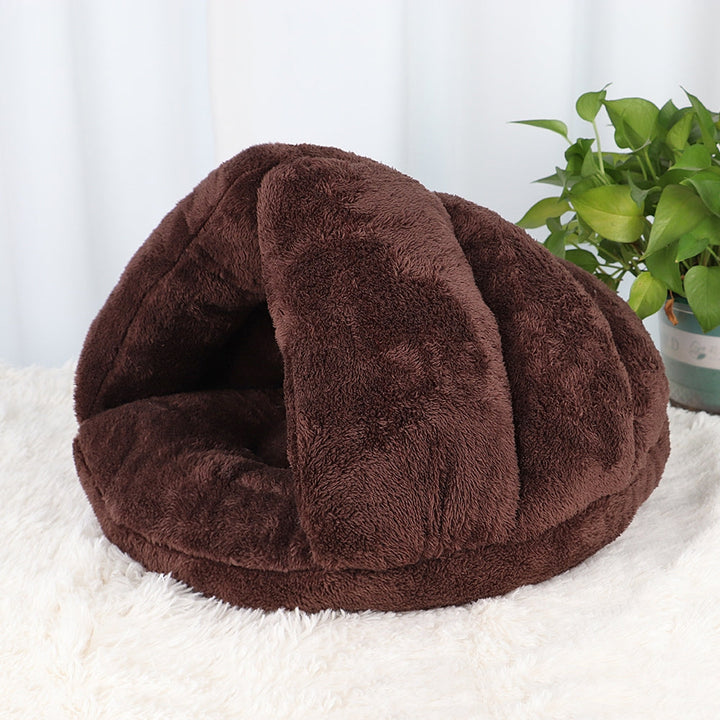 Haustier-Höhlenbett Fleece