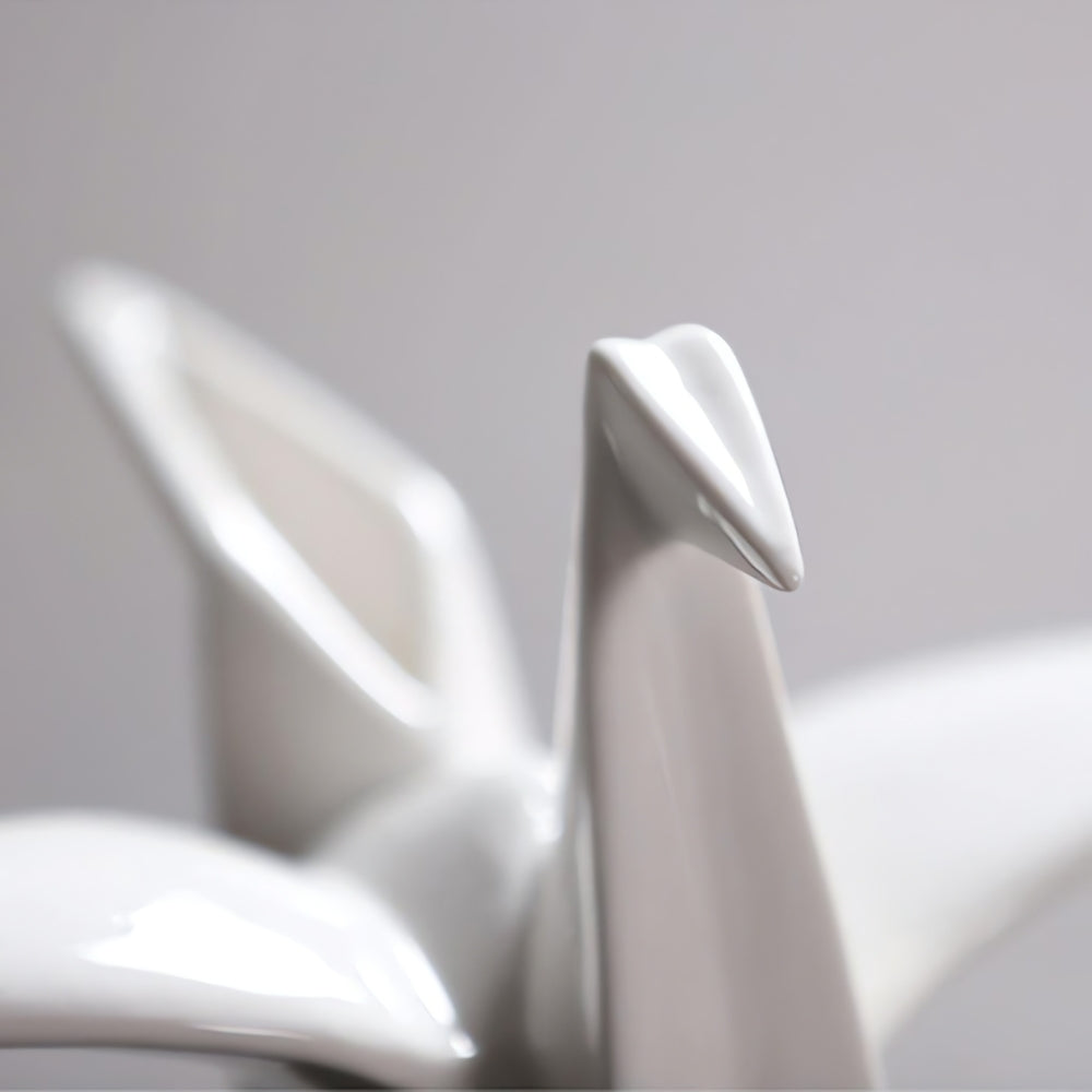Figur Vogel Keramik Origami-Form