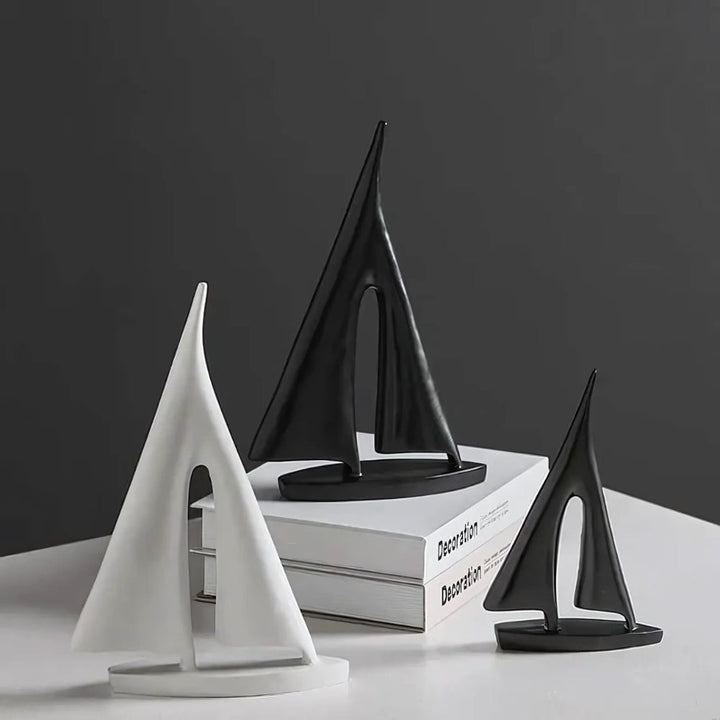 Dekoobjekt Segelboot 2er-Set