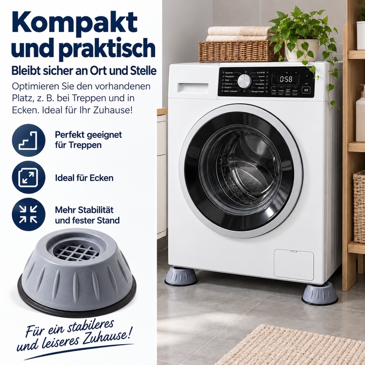 Antivibrationspads für Waschmaschinen, 4er-Set