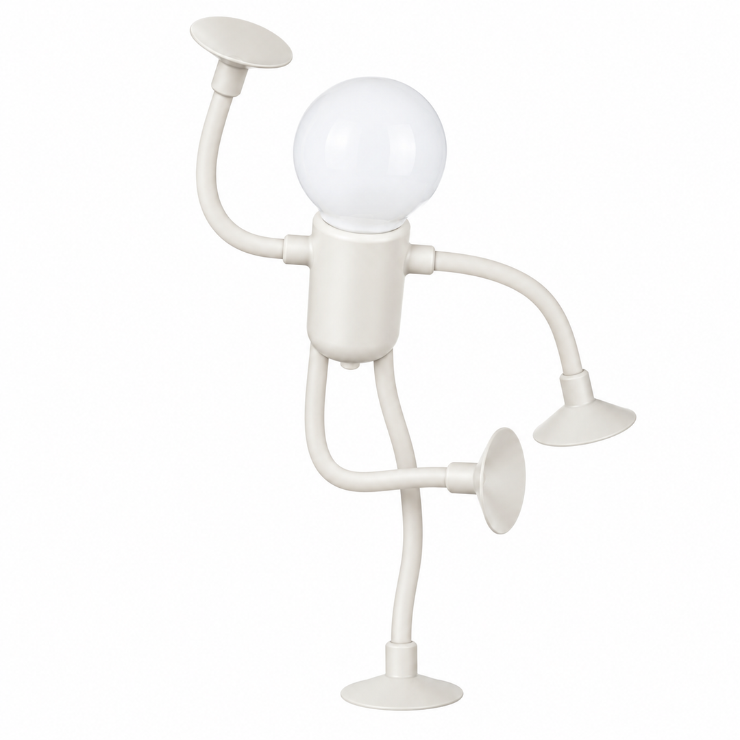 BendyBuddy™ | Flexible LED-Lampe mit Saugnäpfen – Kreatives Licht, das sich überall anpasst