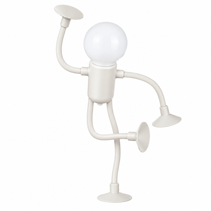 BendyBuddy™ | Flexible LED-Lampe mit Saugnäpfen – Kreatives Licht, das sich überall anpasst