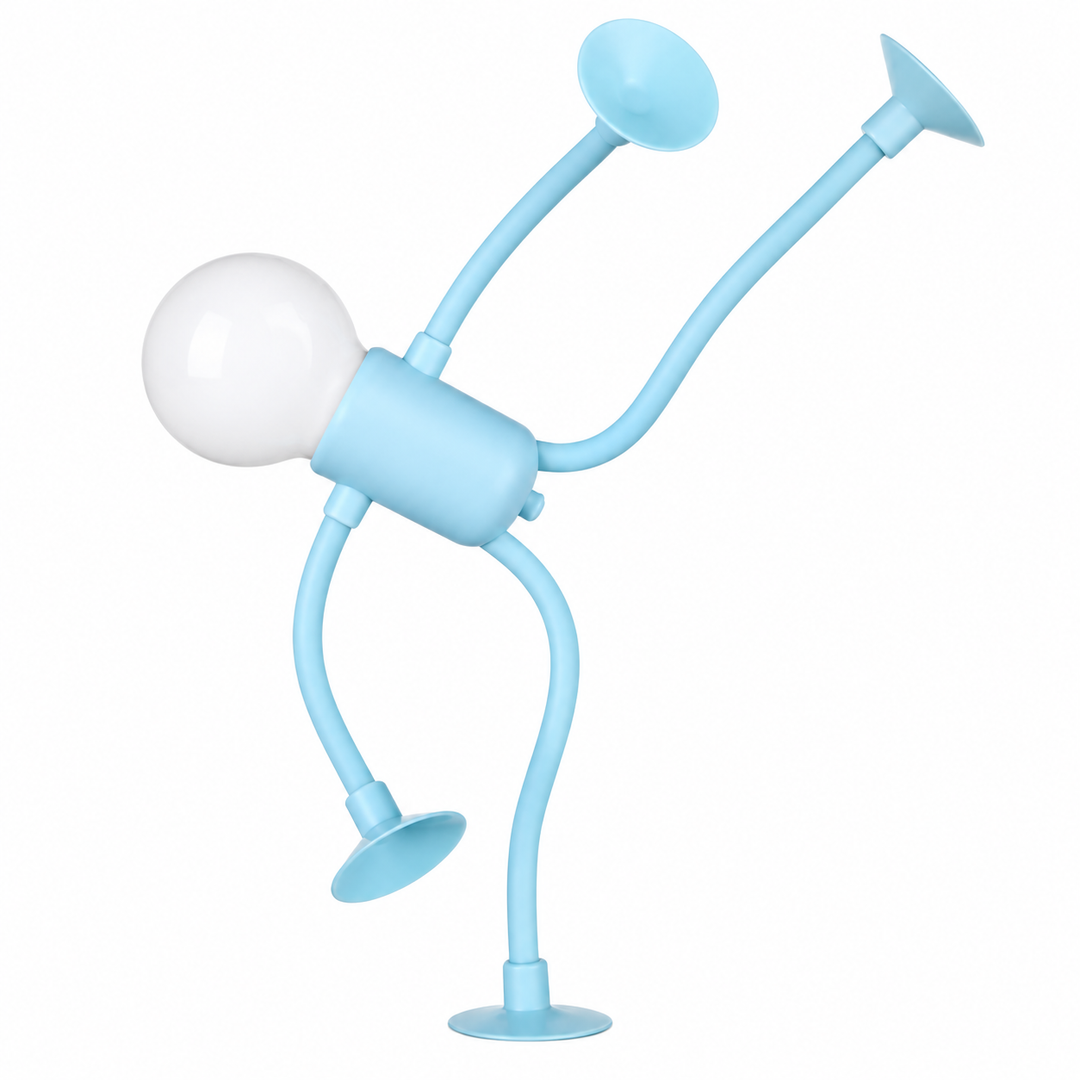 BendyBuddy™ | Flexible LED-Lampe mit Saugnäpfen – Kreatives Licht, das sich überall anpasst