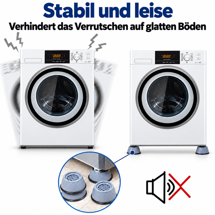 Antivibrationspads für Waschmaschinen, 4er-Set