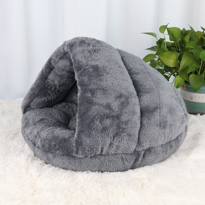 Haustier-Höhlenbett Fleece