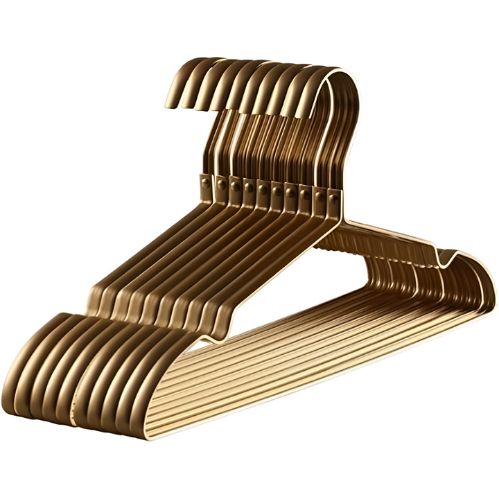 Kleiderbügel aus Aluminium, 10er-Set