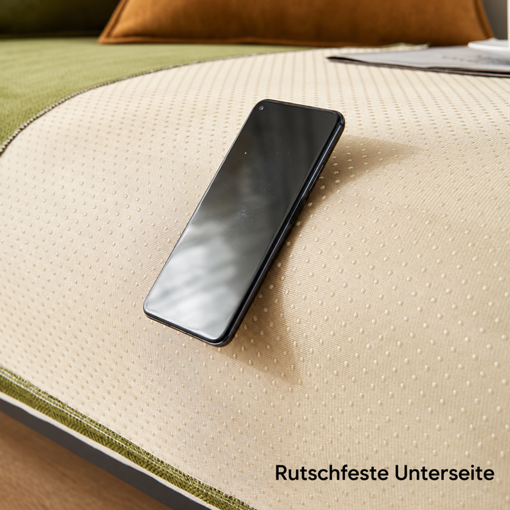 Wasserdichter Chenille-Sofabezug mit Fischgrätmuster