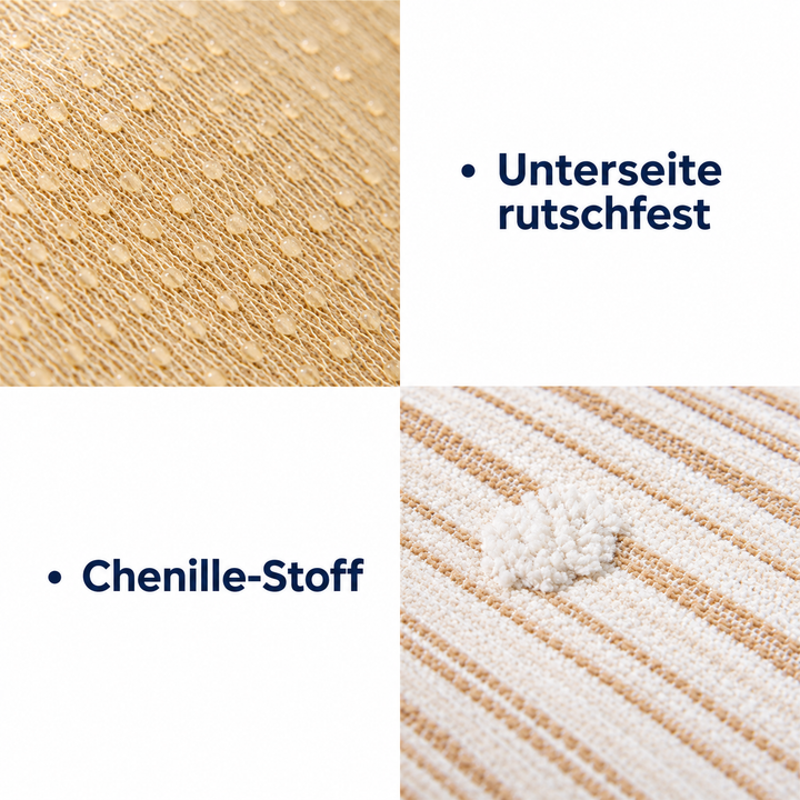 Wasserabweisender Chenille-Sofabezug mit feiner Struktur