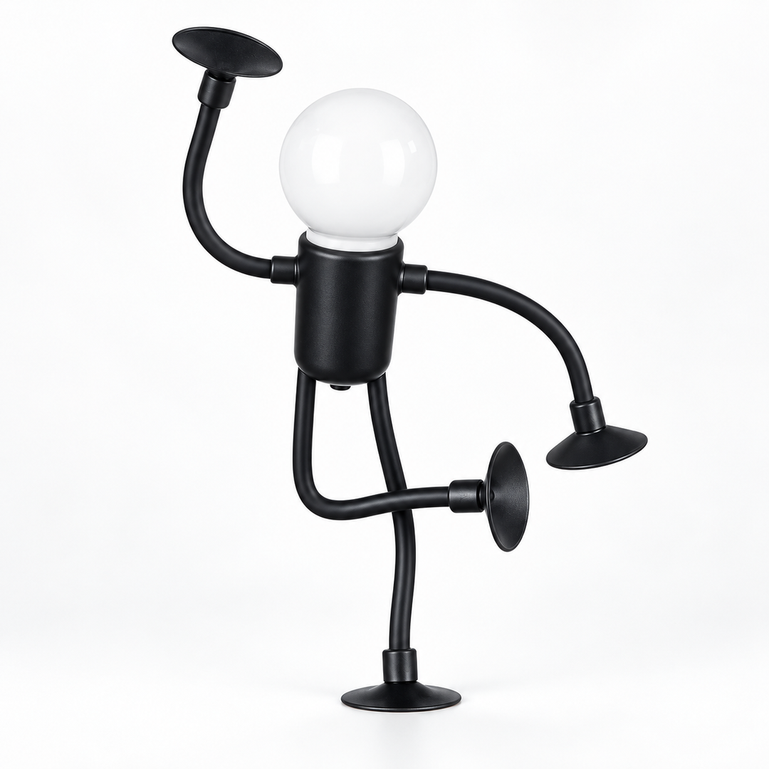 BendyBuddy™ | Flexible LED-Lampe mit Saugnäpfen – Kreatives Licht, das sich überall anpasst