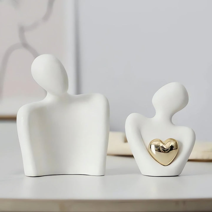 Skulptur Liebespaar abstrakt
