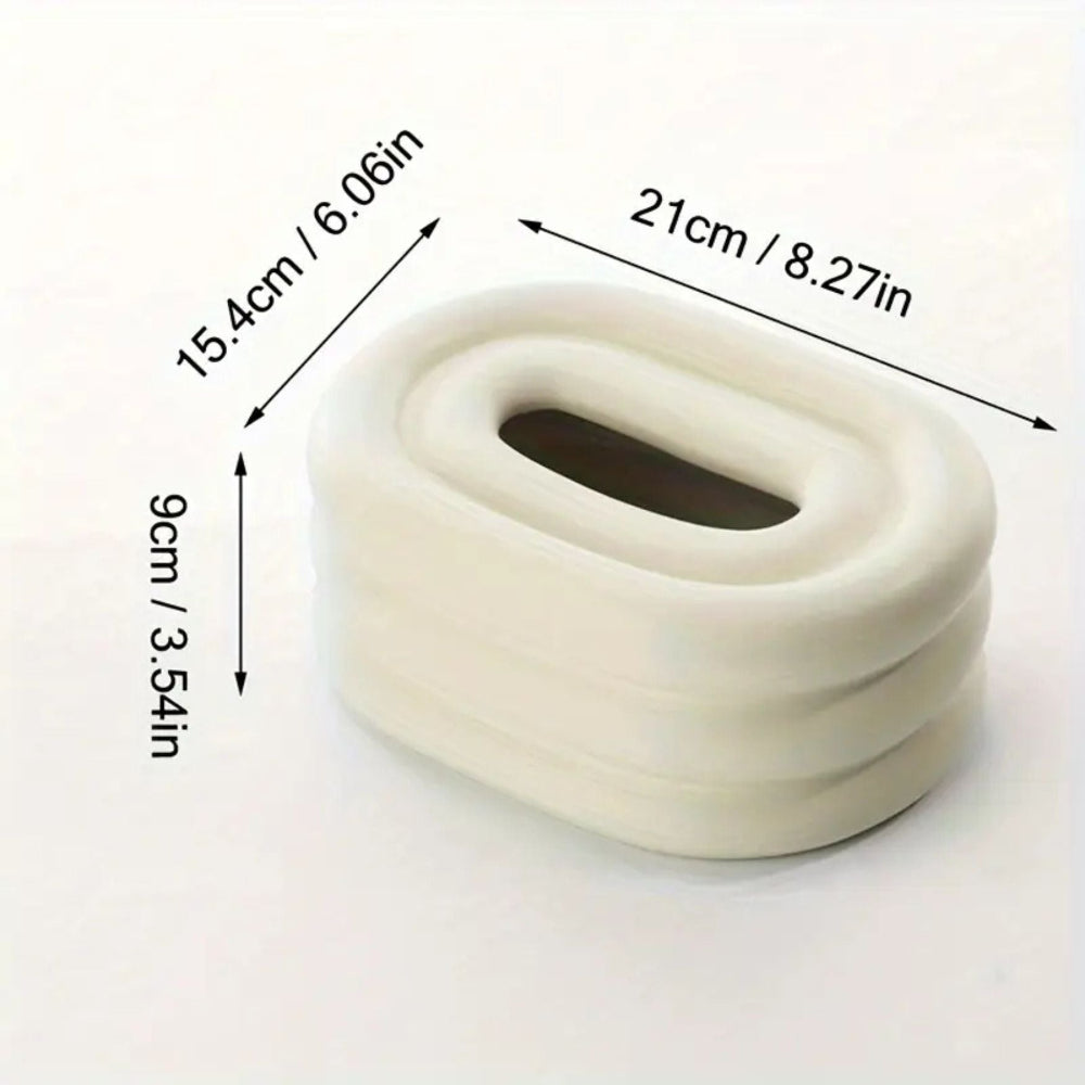 Taschentuchbox Keramik 21x15 cm