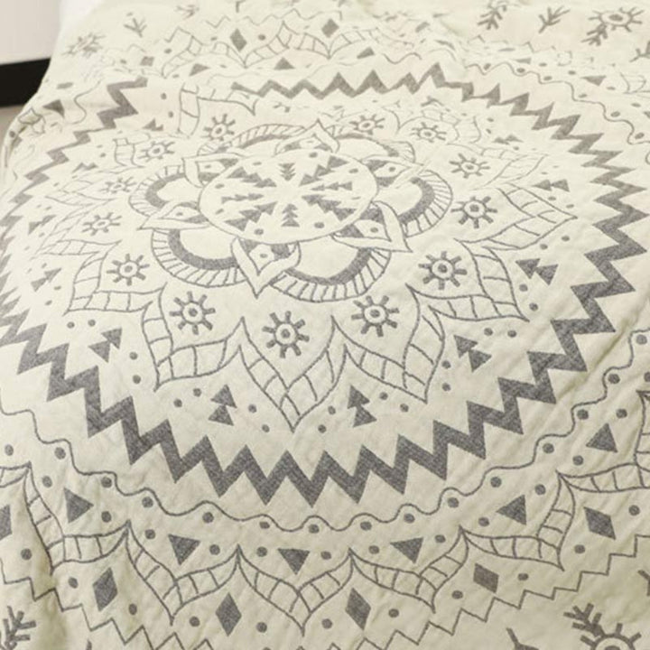 Wendbare Mandala-Baumwolldecke