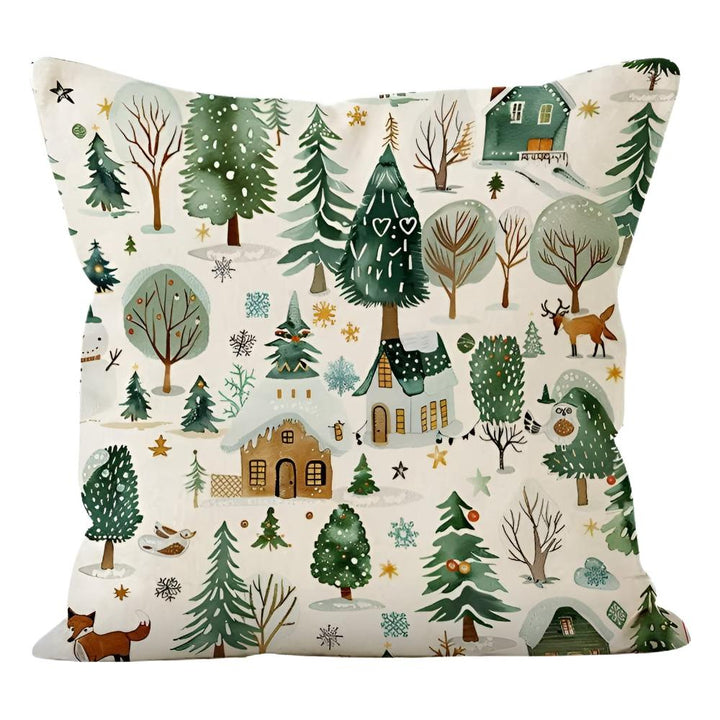 Housse de coussin paysage d&