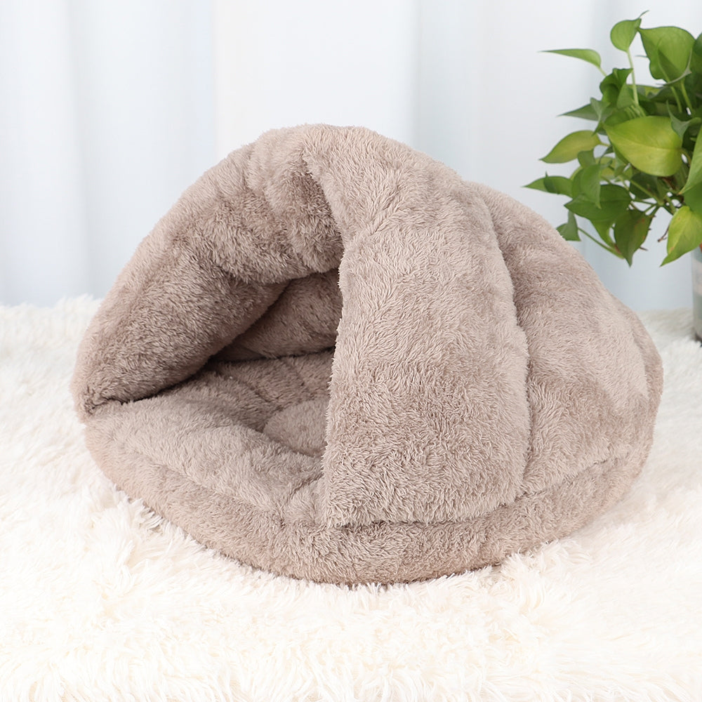 Haustier-Höhlenbett Fleece