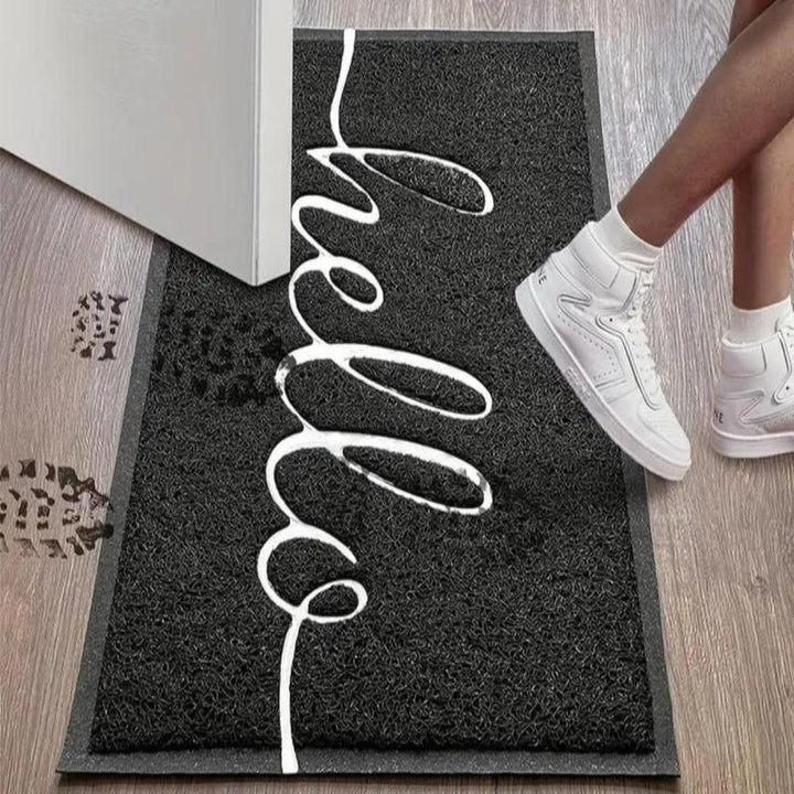 Fußmatte mit Hello-Schriftzug