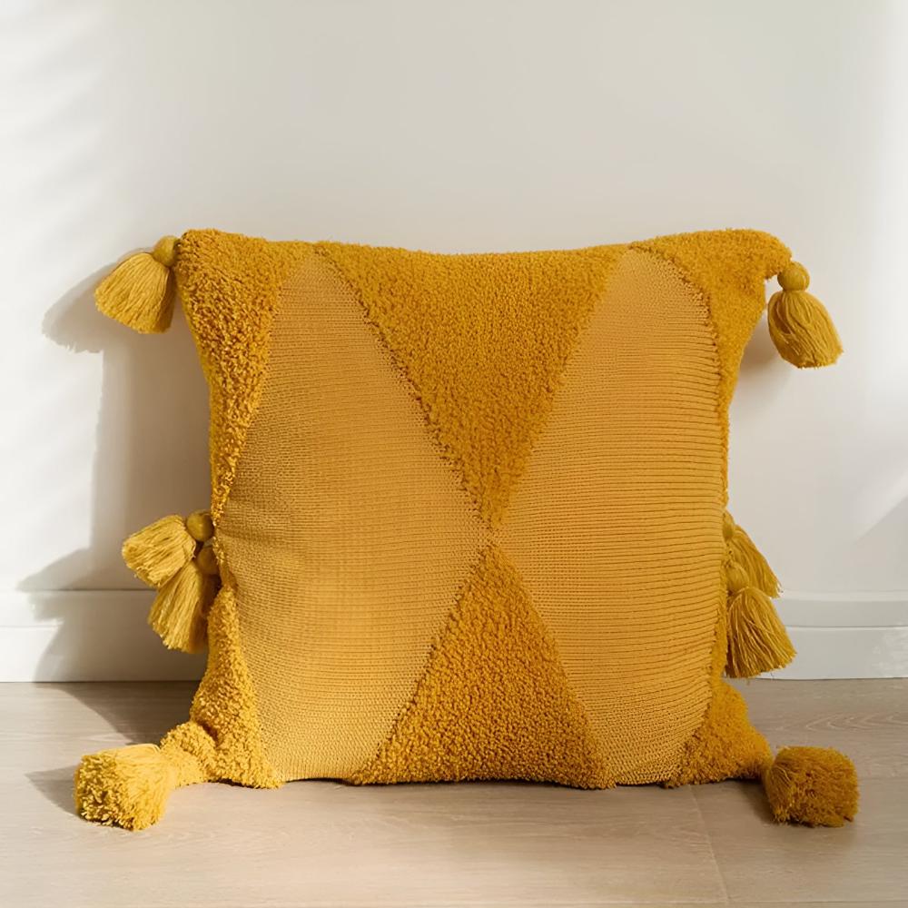 Dekokissen mit Quasten 45x45 cm