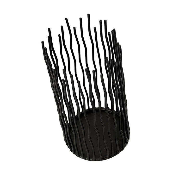 Kerzenhalter Eisen schwarz