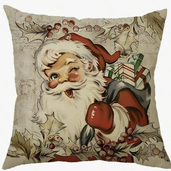 Kissenbezug Weihnachten Landhausstil 45x45 cm
