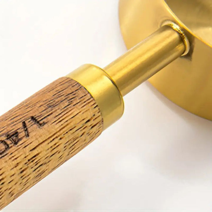 Messlöffel aus Stahl mit Holzgriff, 4er-Set