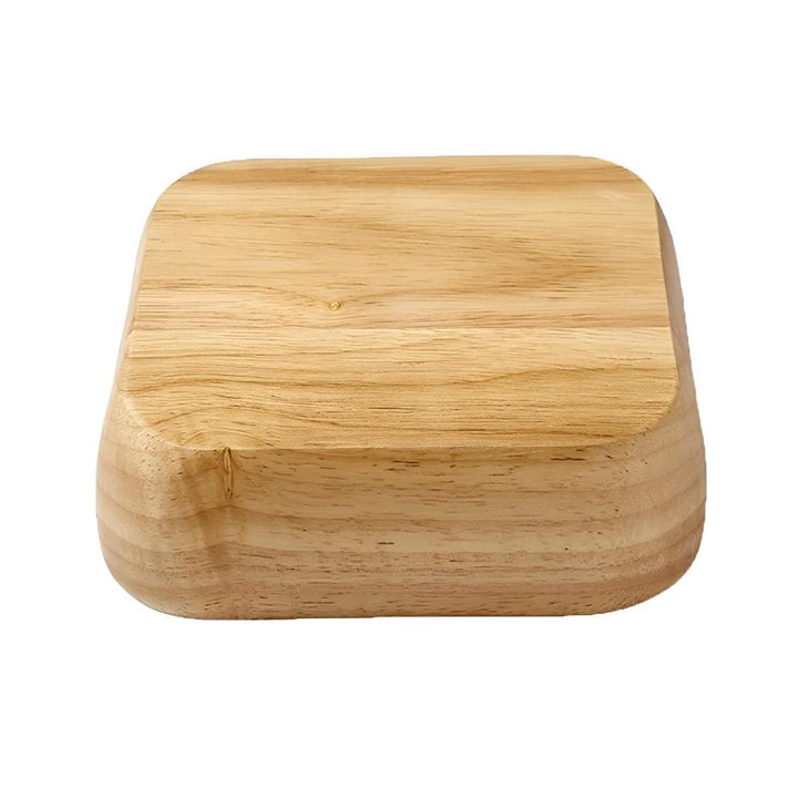 Quadratische Schale aus Kautschukholz