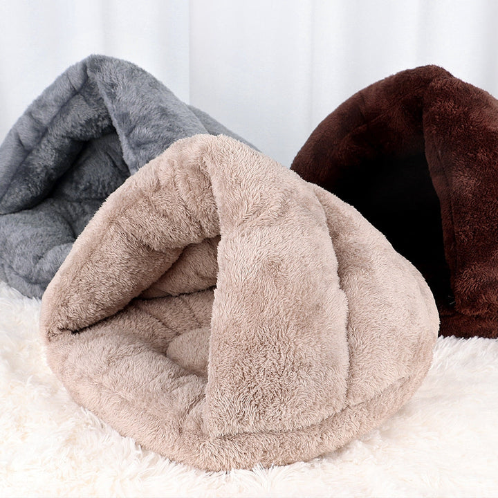 Haustier-Höhlenbett Fleece