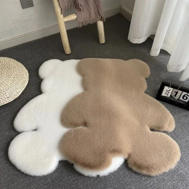 Teppich Plüsch Bärenform