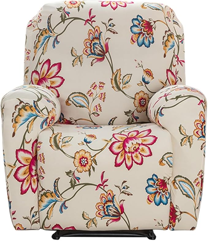 Sesselbezug Blüten- und Ornamentmuster