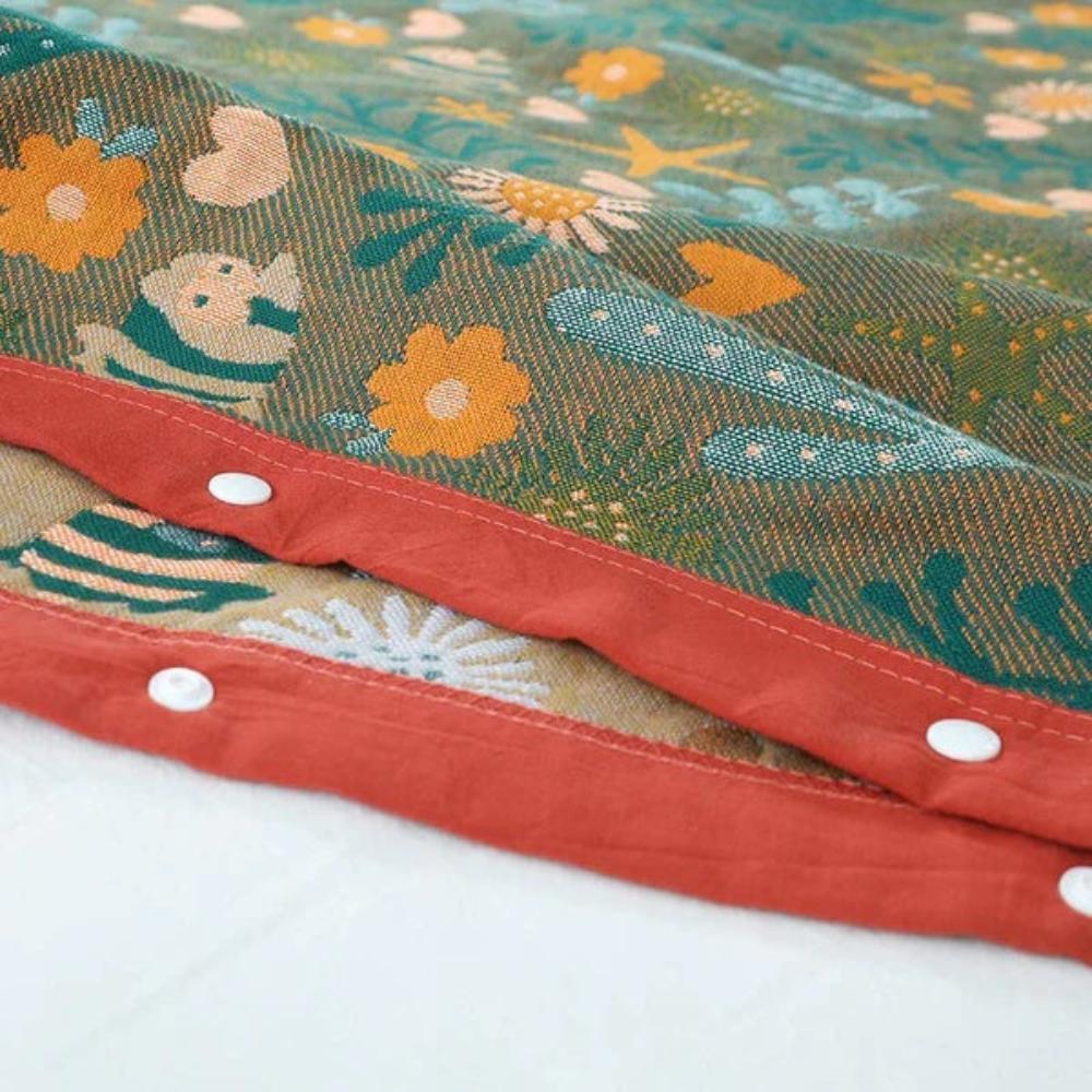 Kissenbezüge aus Baumwolle mit Blumenmuster 52 x 80 cm