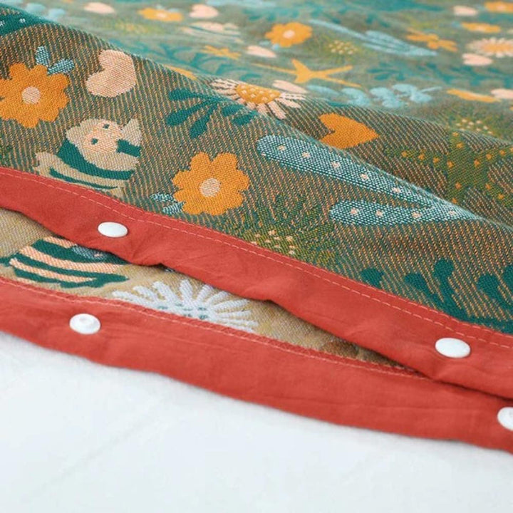 Kissenbezüge aus Baumwolle mit Blumenmuster 52 x 80 cm