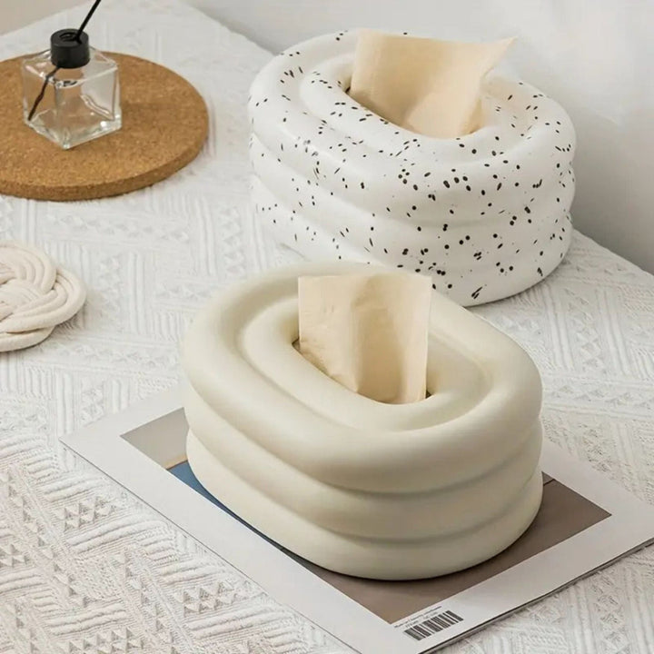 Taschentuchbox Keramik 21x15 cm