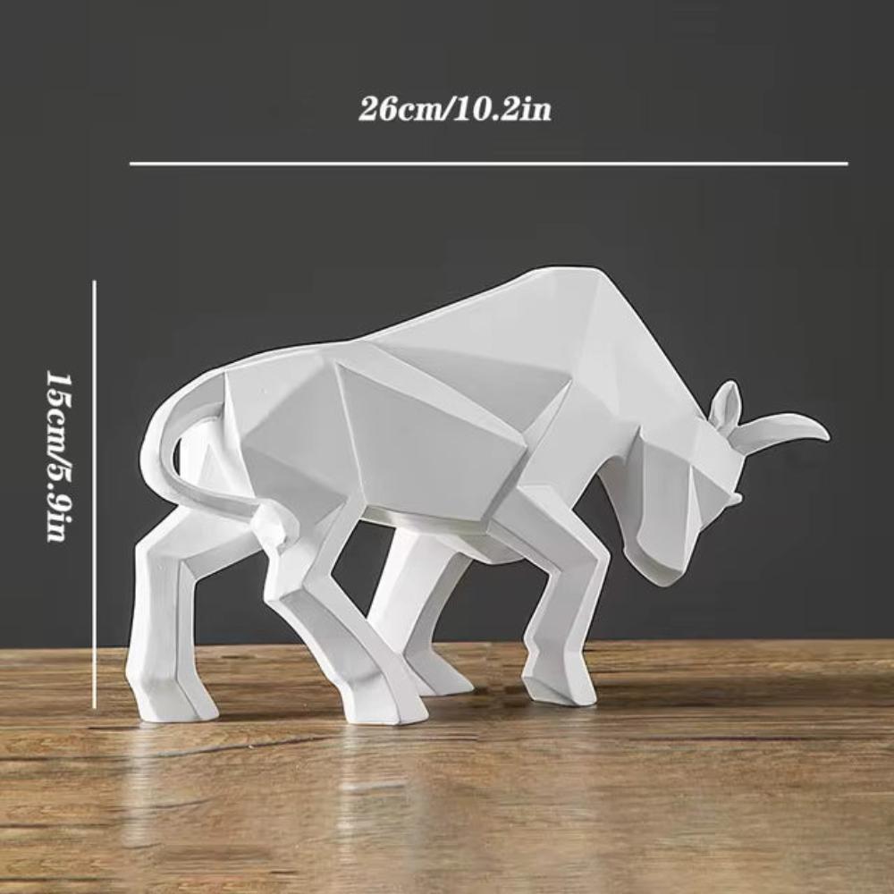 Figur Stier Kunstharz