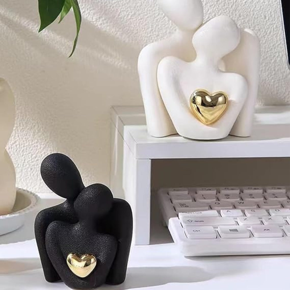 Skulptur Liebespaar abstrakt